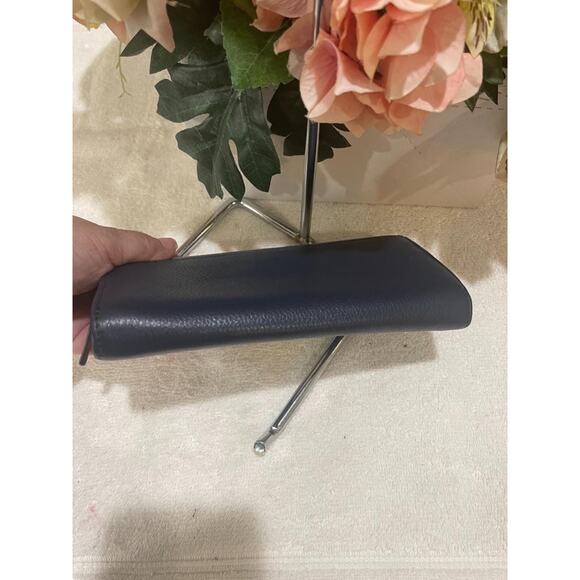 Michael Kors JET SET blue leather wallet (400 - Picture 4 of 7